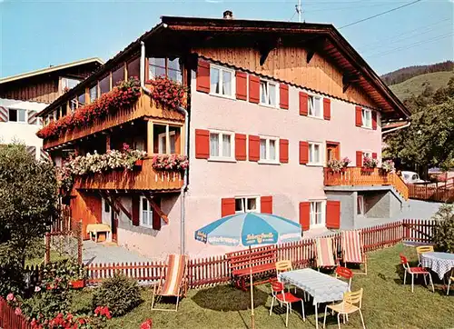 AK / Ansichtskarte  HINDELANG_Oberallgaeu Gaestehaus Rosa Wittwer