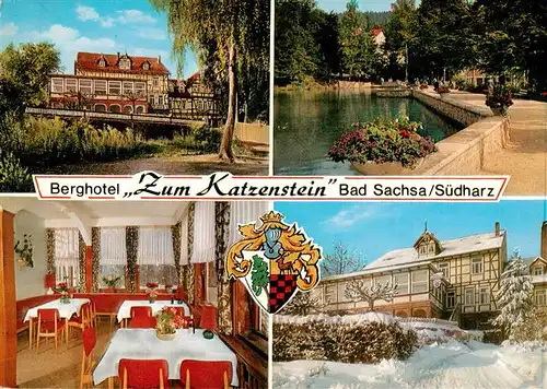 AK / Ansichtskarte  Bad_Sachsa_Harz Berghotel zum Katzenstein