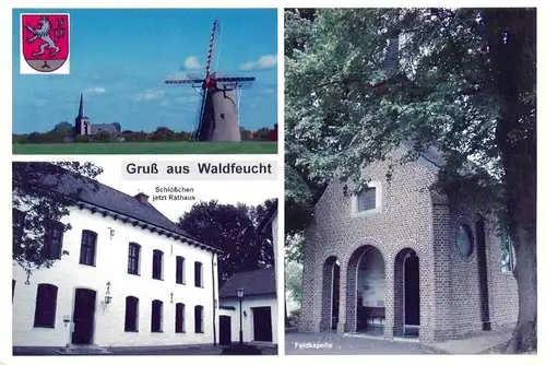 AK / Ansichtskarte  Waldfeucht Windmuehle Schoesschen jetzt Rathaus Feldkapelle