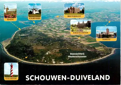 AK / Ansichtskarte  Schouwen_Duiveland Fliegeraufnahme