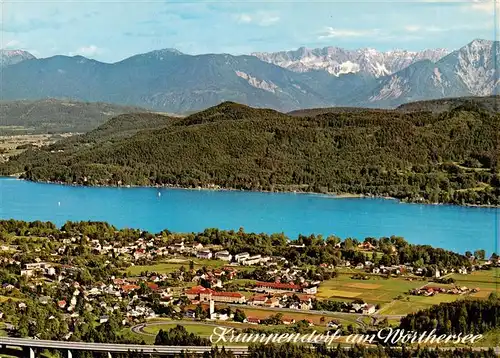 AK / Ansichtskarte 73954663 Krumpendorf_Woerthersee_AT Alpenpanorama