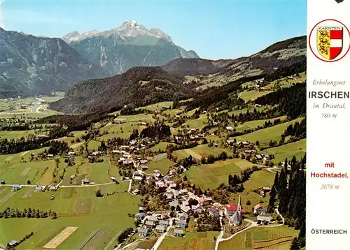 AK / Ansichtskarte  Irschen_Kaernten Panorama Drautal Blick gegen Hochstadel