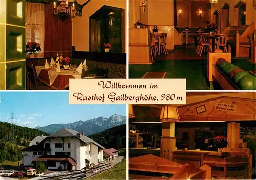 AK / Ansichtskarte 73954665 Koetschach-Mauthen_Kaernten_AT Rasthof Gailberghoehe Restaurant Theke