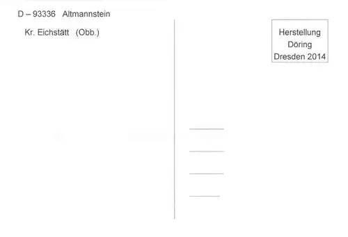 AK / Ansichtskarte  Altmannstein Fliegeraufnahme