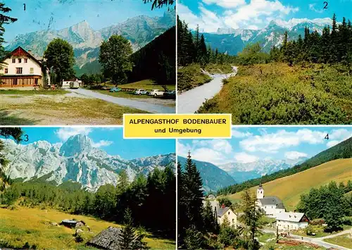 AK / Ansichtskarte 73954716 St_Ilgen_Steiermark Alpengasthof Bodenbauer und Umgebung Alpenpanorama