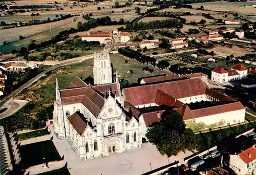 AK / Ansichtskarte  Bourg-en-Bresse Ancien monastère de Brou Musée de l'Ain vue aérienne
