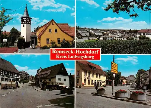 AK / Ansichtskarte 73954771 Hochdorf_Ludwigsburg Ortsmotive Kirche Siedlung