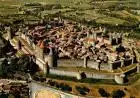 AK / Ansichtskarte  Carcassonne_11_Aude Vue generale par avion de la cite medievale