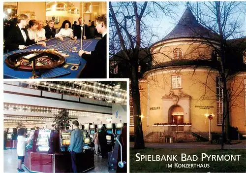 AK / Ansichtskarte 73954856 BAD_PYRMONT Spielbank im Konzerthaus Roulette Halle