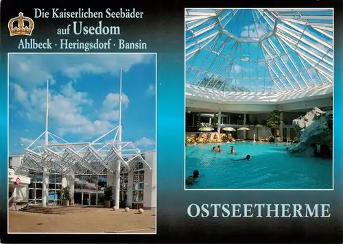 AK / Ansichtskarte 73954887 Usedom Seebaeder Ahlbeck Heringsdorf Bansin Ostseetherme