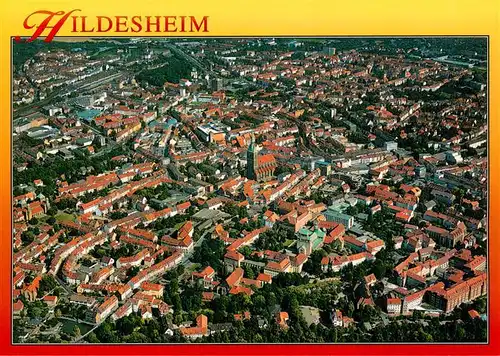 AK / Ansichtskarte 73954894 Hildesheim Fliegeraufnahme