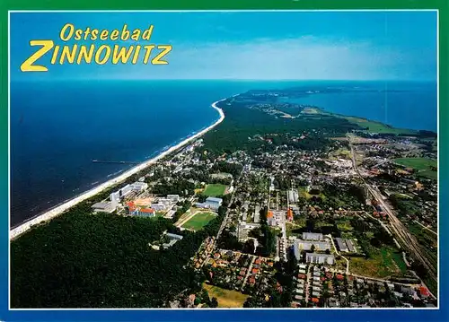 AK / Ansichtskarte 73954897 Zinnowitz_Ostseebad Fliegeraufnahme