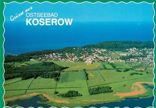 AK / Ansichtskarte  Koserow_Ostseebad_Usedom Fliegeraufnahme