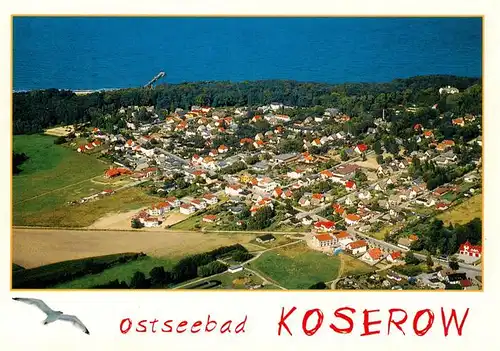 AK / Ansichtskarte 73954899 Koserow_Ostseebad_Usedom Fliegeraufnahme