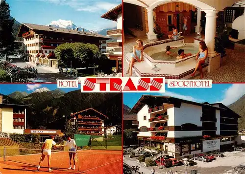 AK / Ansichtskarte 73954927 Mayrhofen_Zillertal_AT Hotel Strass Sporthotel Whirlpool Tennis