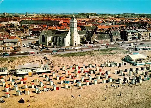 AK / Ansichtskarte 73954949 Katwijk_aan_Zee_NL Gezicht op Oude of St Andreaskerk 