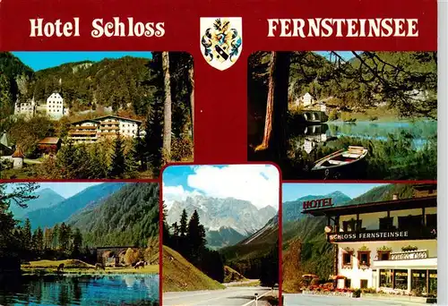 AK / Ansichtskarte 73954959 Nassereith_Tirol_AT Hotel Schloss Fernsteinsee Seepartien Teilansichten