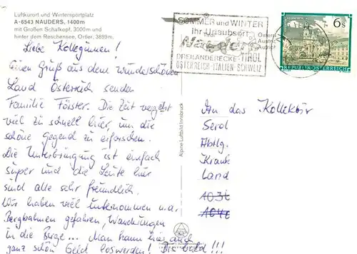AK / Ansichtskarte 73954962 Naudersberg_Nauders_Tirol_AT Fliegeraufnahme mit Reschensee