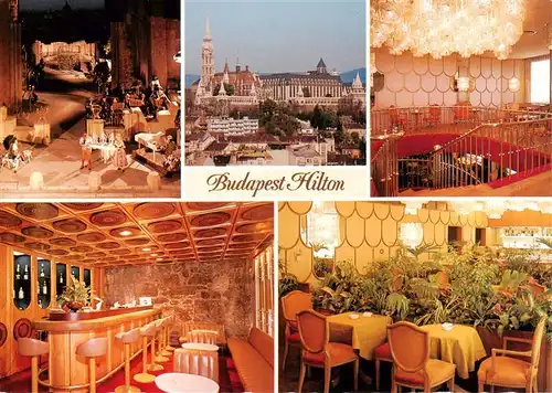 AK / Ansichtskarte 73954973 BUDAPEST_HU Budapest Hilton Gastraeume Foyer Bar