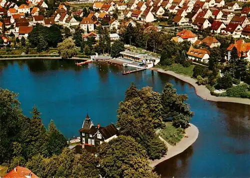 AK / Ansichtskarte  Herzberg_Harz Fliegeraufnahme mit Jues See