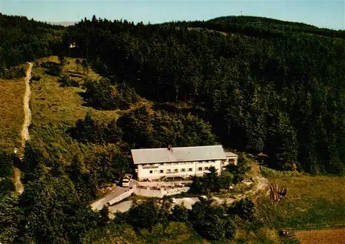 AK / Ansichtskarte  Flossenbuerg Oberpfaelzer Wald Schutzhaus Silberhuette Fliegeraufnahme