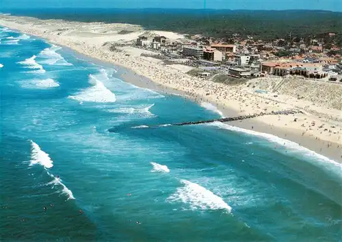 AK / Ansichtskarte  Lacanau-Ocean_33_Gironde Vue aerienne de la plage