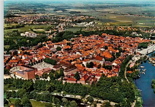 AK / Ansichtskarte  Stade__Niederelbe Fliegeraufnahme