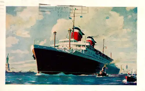 AK / Ansichtskarte  Dampfer_Oceanliner S.S.America 