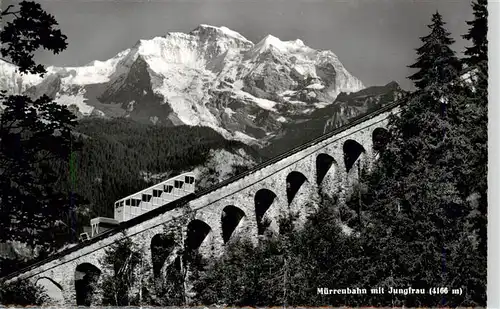 AK / Ansichtskarte  Zahnradbahn_Rack_Railway-- Muerrenbahn Jungfrau