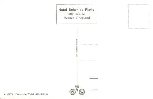AK / Ansichtskarte 73955334 Zahnradbahn_Rack_Railway-- Schynige Platte Bahn Jungfrau Berner Oberland