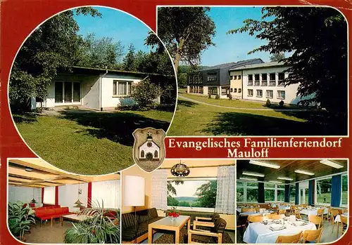 AK / Ansichtskarte  Weilrod Evangelisches Familienferiendorf Mauloff Bungalow Speisesaal Fremdenzimmer