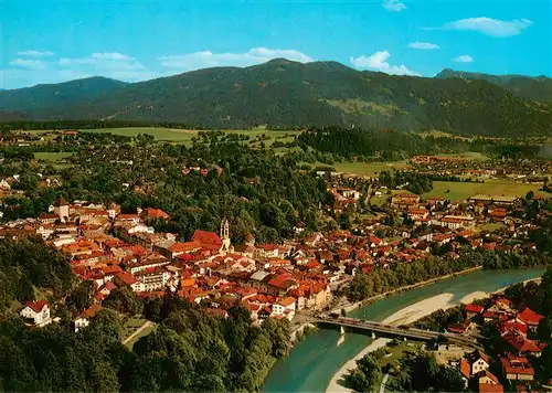 AK / Ansichtskarte  BAD_ToeLZ Panorama Blick ueber die Isar gegen Tegernseer Berge Huber Karte Nr. 6275