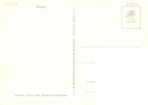 AK / Ansichtskarte  Ebingen_Albstadt Teilansicht Blick ueber die Stadt