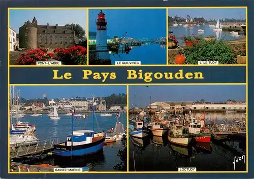 AK / Ansichtskarte  Bigouden_Region_Quimper Pont-lAbbe Le Guilvinec Ile Tudy Sainte Marine Loctudy