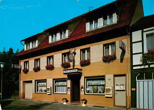 AK / Ansichtskarte 73955495 Celle__Niedersachsen Hotel Atlantik Restaurant