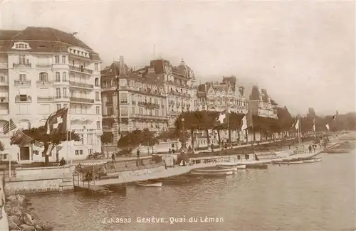 AK / Ansichtskarte  GENEVE_Genf_GE Quai du Léman