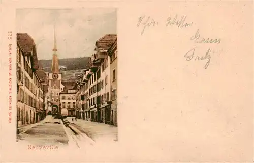 AK / Ansichtskarte  Neuveville_La_Bielersee_Preles_BE Vue d'ensemble Eglise
