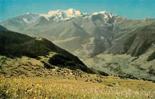 AK / Ansichtskarte  Verbier_VS Panorama et le massif des Combins