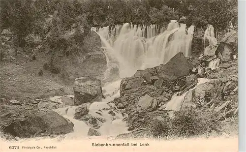 AK / Ansichtskarte  Lenk_Simmental_BE Siebenbrunnenfall Wasserfall