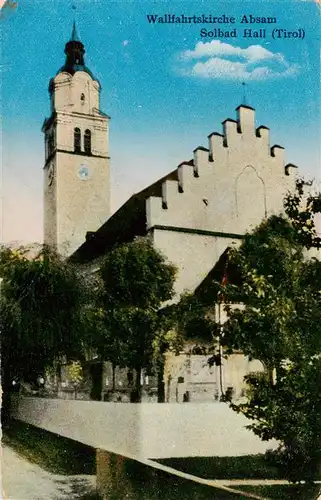 AK / Ansichtskarte 73955564 Hall_Tirol_AT Wallfahrtskirche Absam