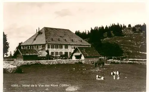 AK / Ansichtskarte  Neuchatel_NE Hôtel de la Vue des Alpes