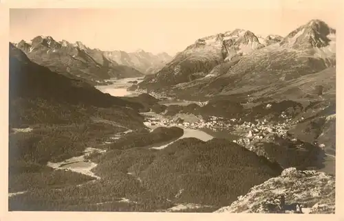 AK / Ansichtskarte  Samaden Panorama Alpen