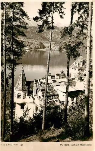 AK / Ansichtskarte  Millstatt_Millstaettersee_Kaernten_AT Schloss Heroldeck