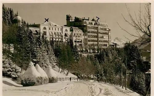 AK / Ansichtskarte  Leysin_VD Hôtel Mont Blanc