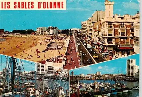 AK / Ansichtskarte  Les_Sables-d_Olonne_85 Le Remblai Le Port