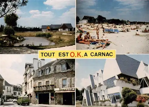 AK / Ansichtskarte  Carnac_56_Morbihan Tout est OK a Carnac Vues diverses