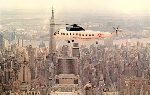 AK / Ansichtskarte 73955721 Hubschrauber_Helicopter New York Airways