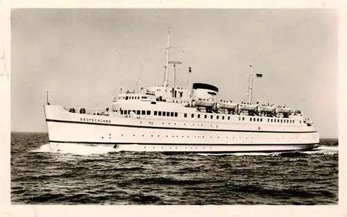 AK / Ansichtskarte  Faehre_Ferry_Bac_Traghetto Bundesbahn Hochsee Deutschland 