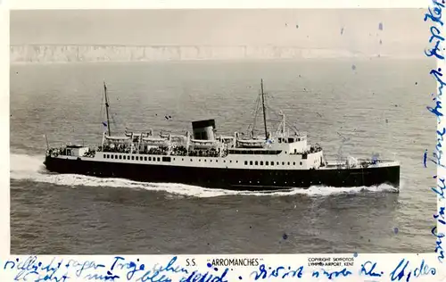 AK / Ansichtskarte  Dampfer_Oceanliner S.S. Arromanches