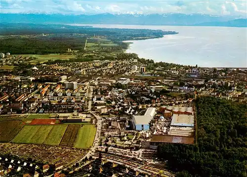 AK / Ansichtskarte 73955789 Friedrichshafen_Bodensee IBO Messegelaende am Riedlepark Fliegeraufnahme